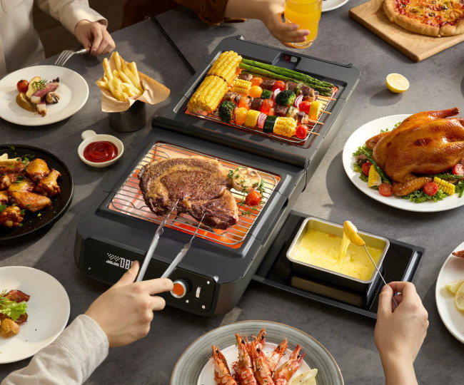 Гриль, который готовит светом LUMO by Cozytim